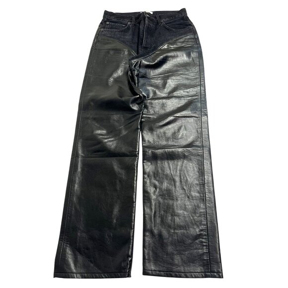 AGOLDE Harley Pants in Black - Picture 1 of 6